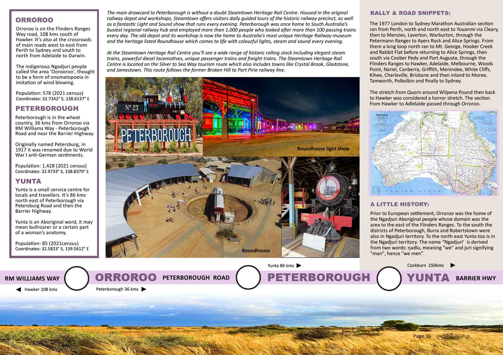 Great Southern Road - ORROROO - PETERBOROUGH - YUNTA