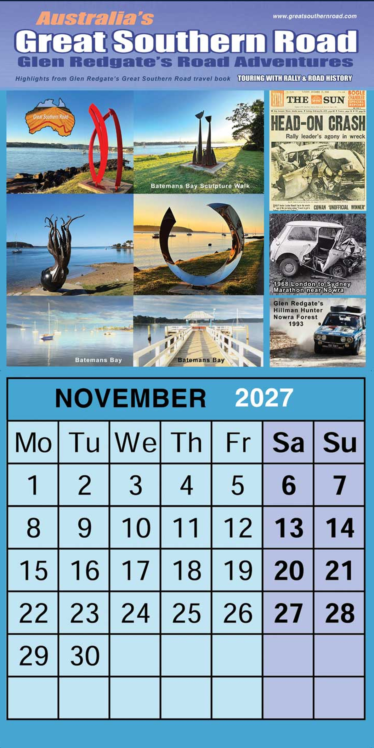 November - Calendar - Great Southern Road