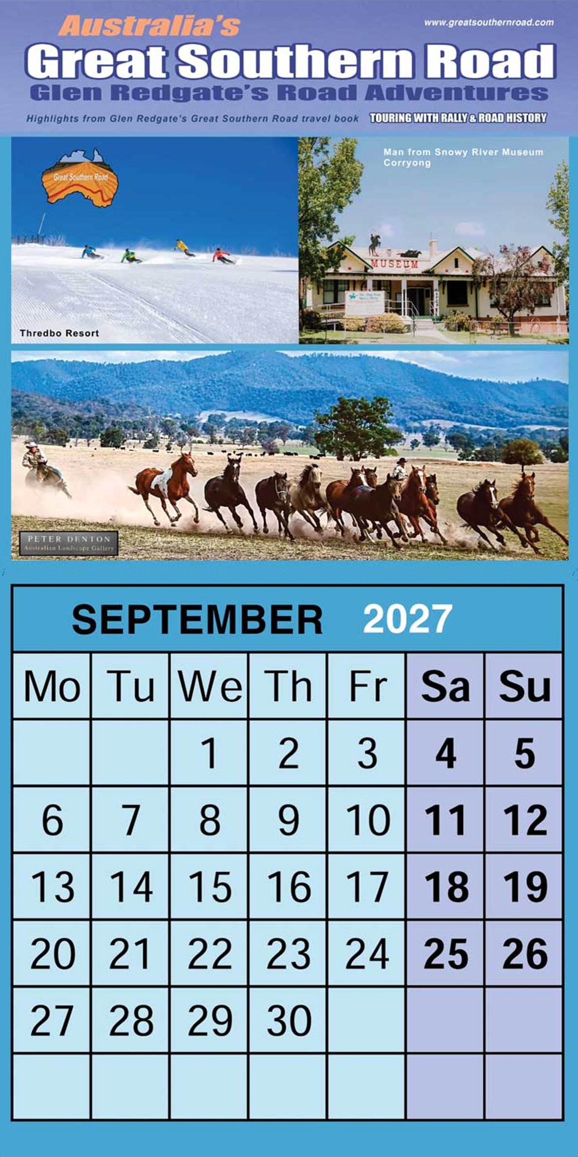 September - Calendar - Great Southern Road